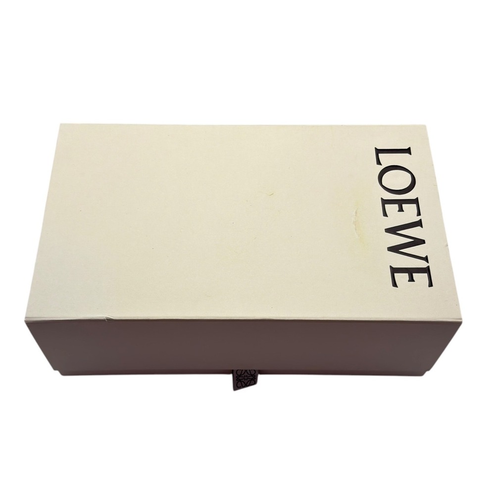 Loewe Shoe Box White Black Magnetic Closure Luxury Aesthetic